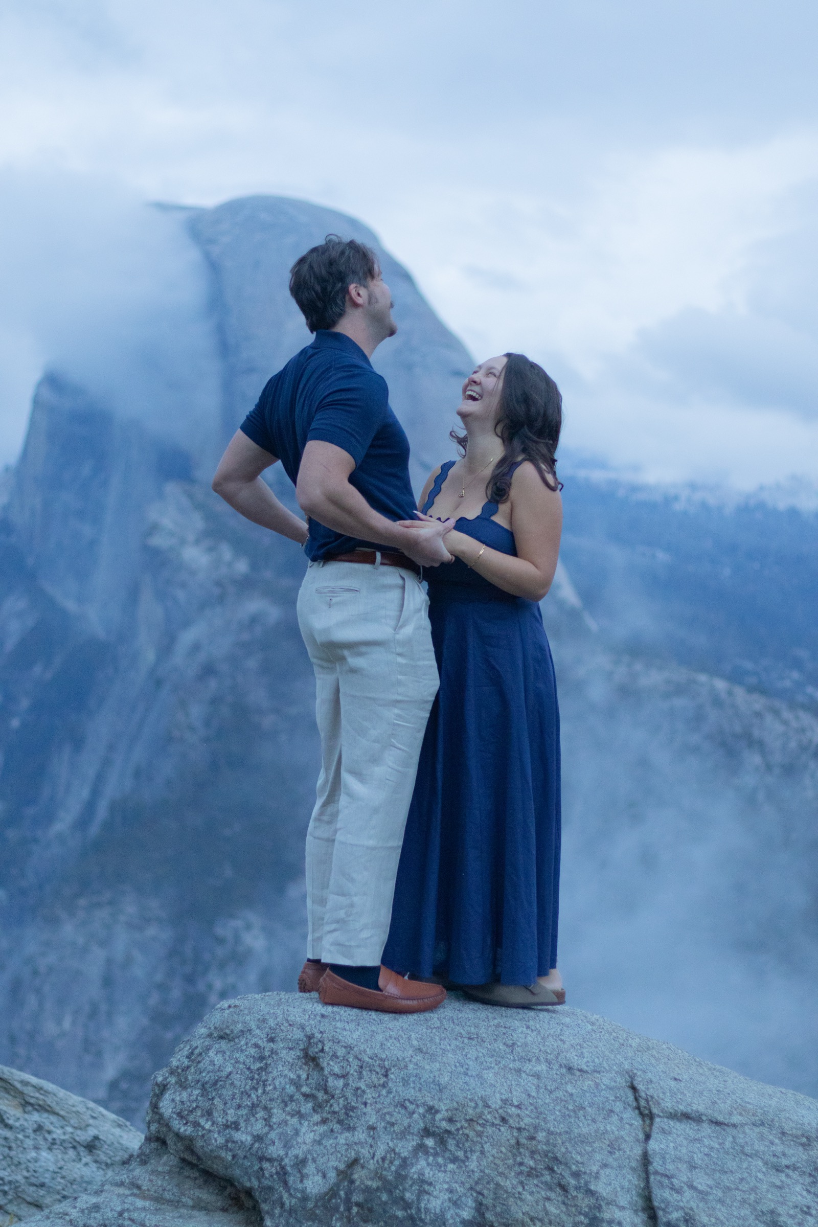 Couple at Glacier Point