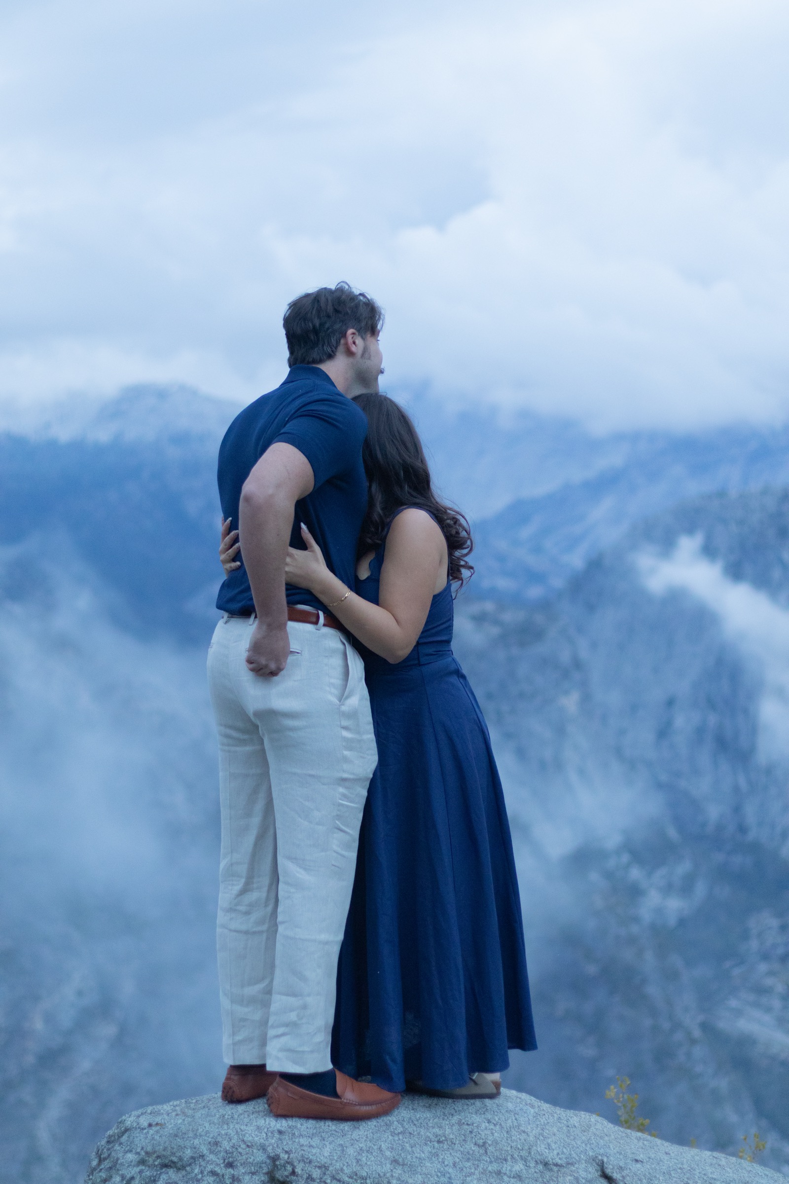 Couple at Glacier Point