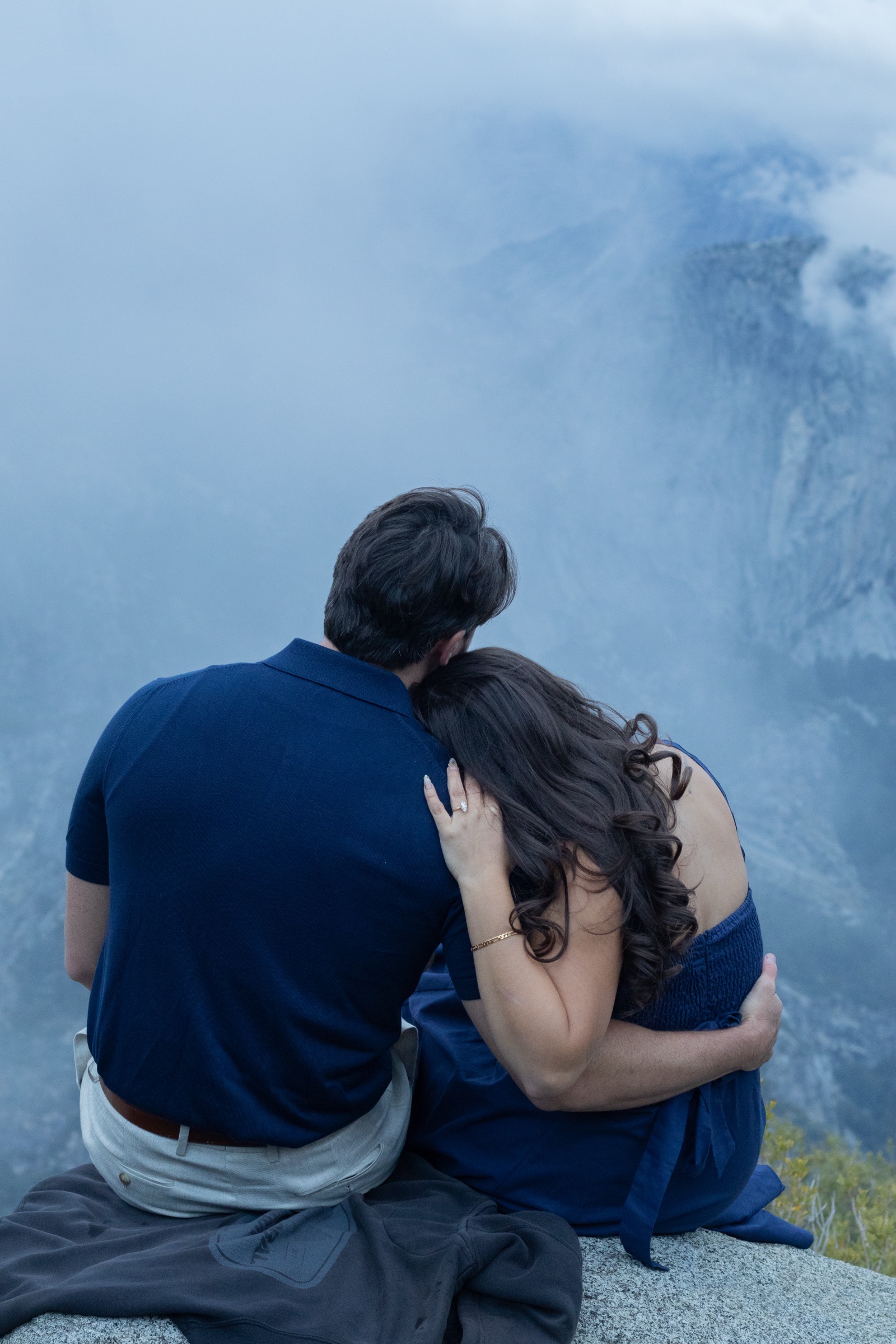 Couple at Glacier Point